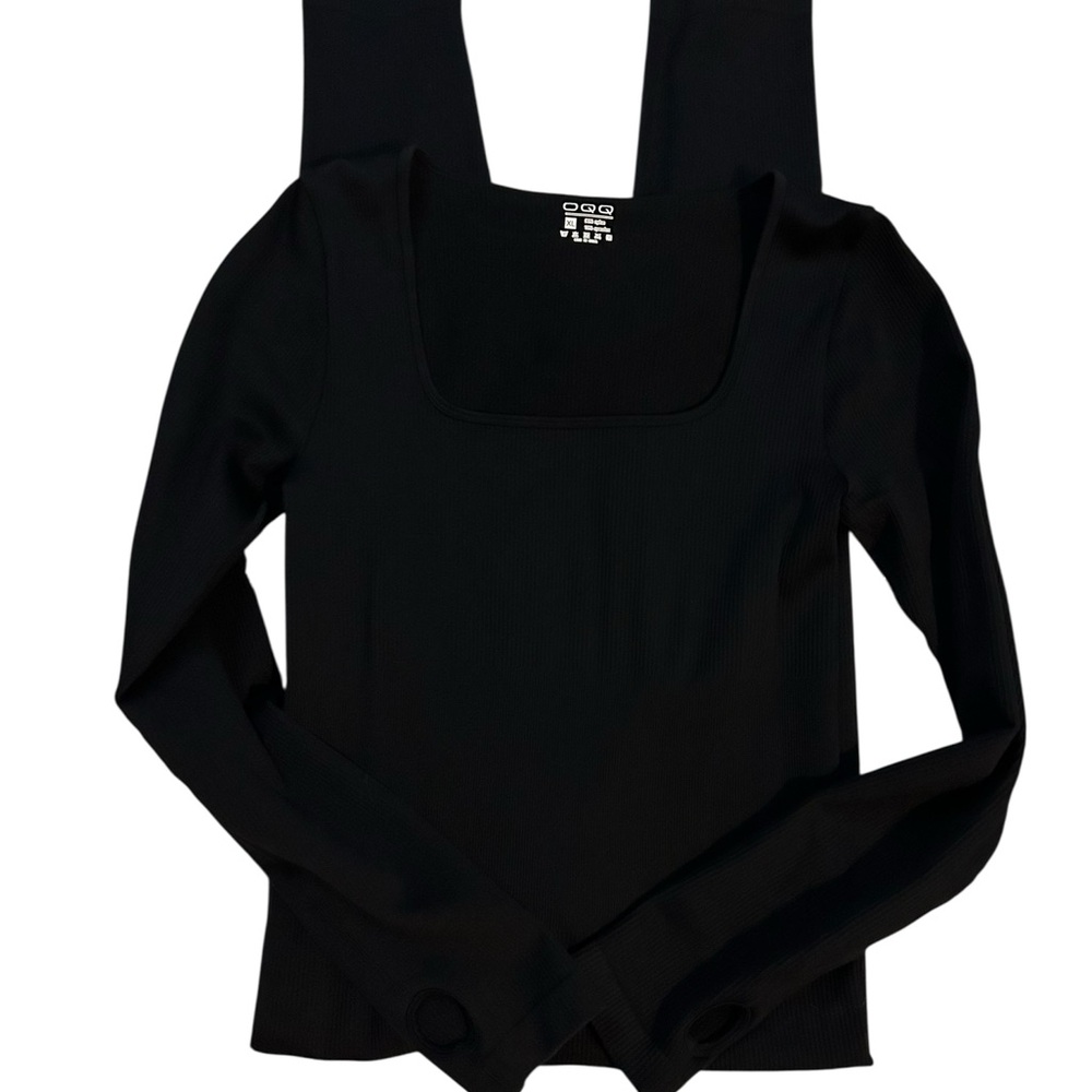 Black XL one piece ribbed bodysuit